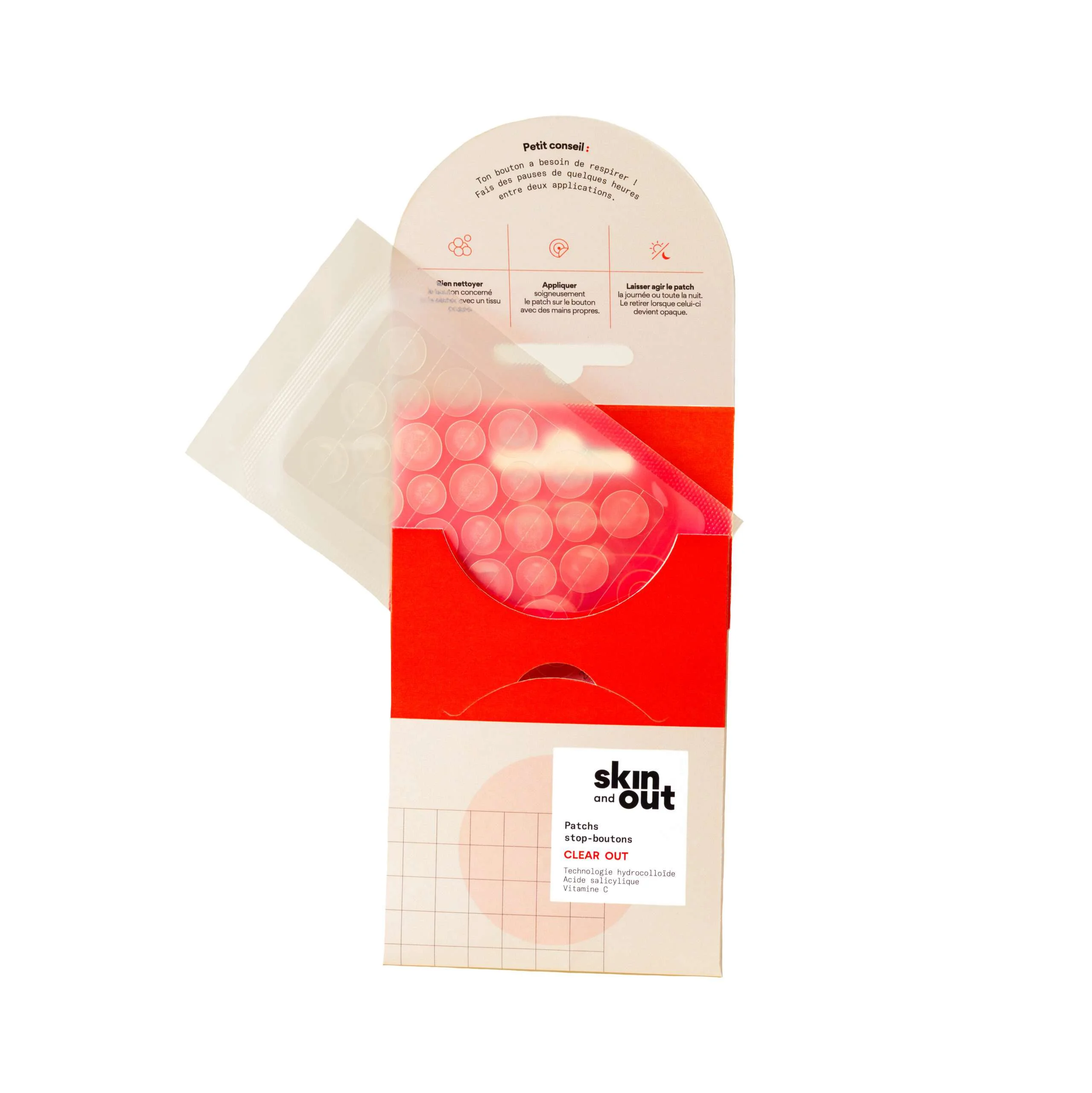 patchs-stop-boutons-clear-out-skin-and-out-pause-1 Patchs Stop Boutons Clear Out packshot