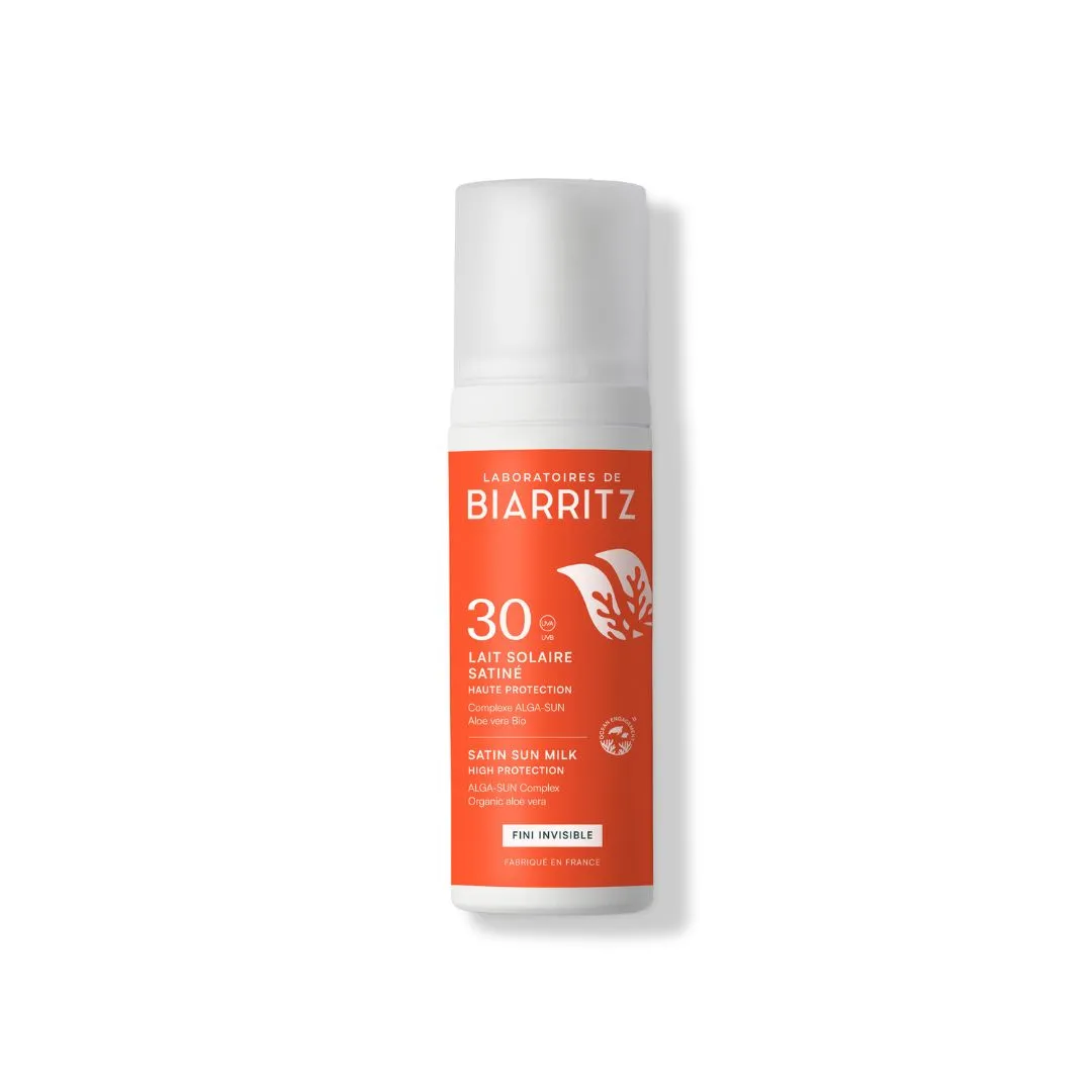 lait solaire satiné spf30 packshot